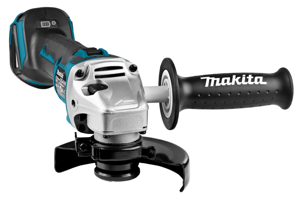 Polizor unghiular Makita DGA506ZJ 18V 125 mm cu frână de motor, fără baterii și încărcător