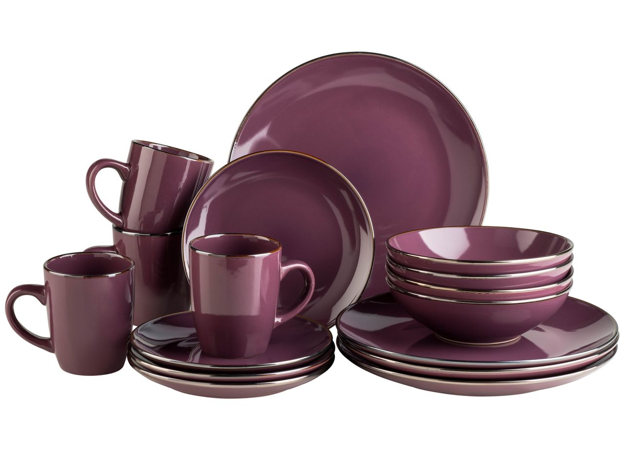 Mäser Serie Metallic Rim, Kombiservice 16 teilig für 4 Personen