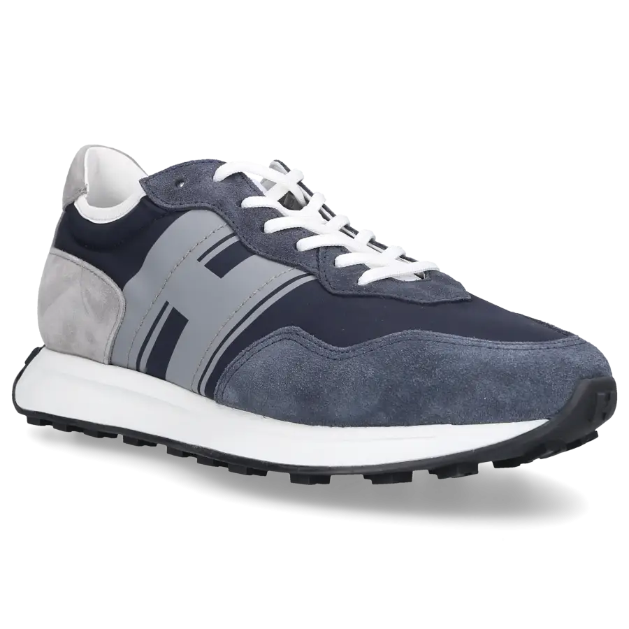 Hogan - Sneaker low H601 Veloursleder Textil - blau