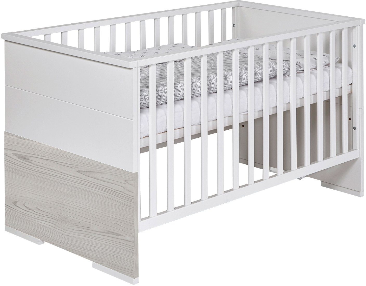 Schardt Babyzimmer-Komplettset Maxx Boathouse, (Set, 3-St., Kinderbett, Schrank, Wickelkommode), Made in Germany; mit Kinderbett, Schrank und Wickelkommode