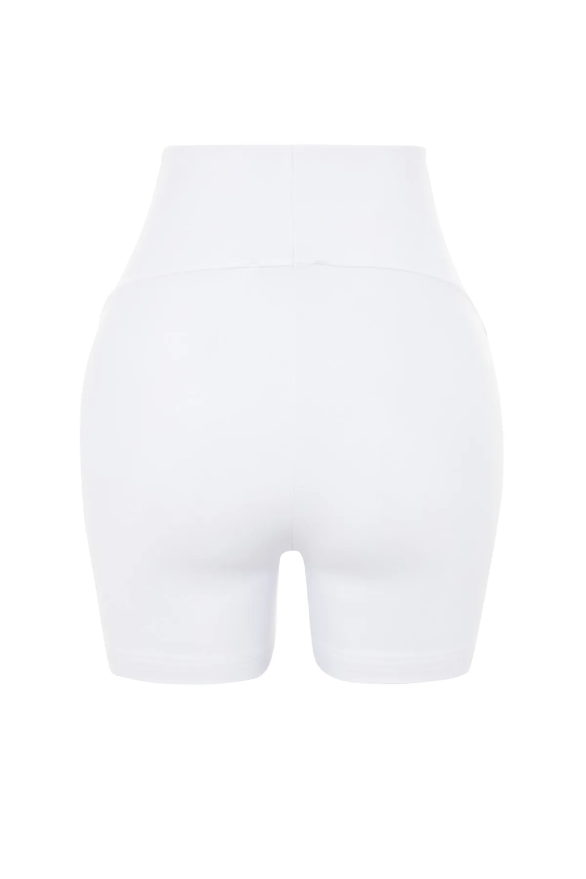 Trendyol Collection  Weiße Restorer Strick-Sportshorts/kurze Leggings TWOSS21SR0545