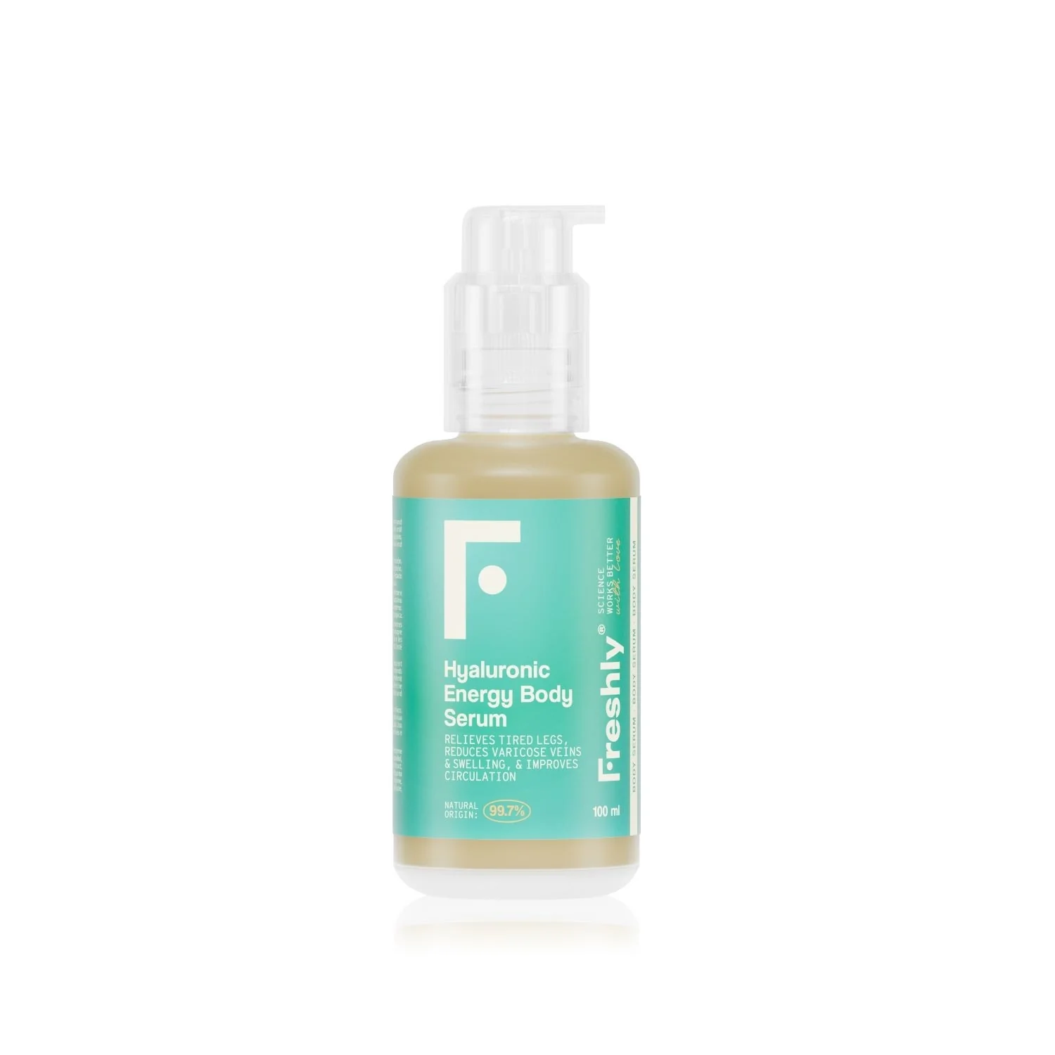 Sérum corporal energético con ácido hialurónico - Crema antifatiga para piernas