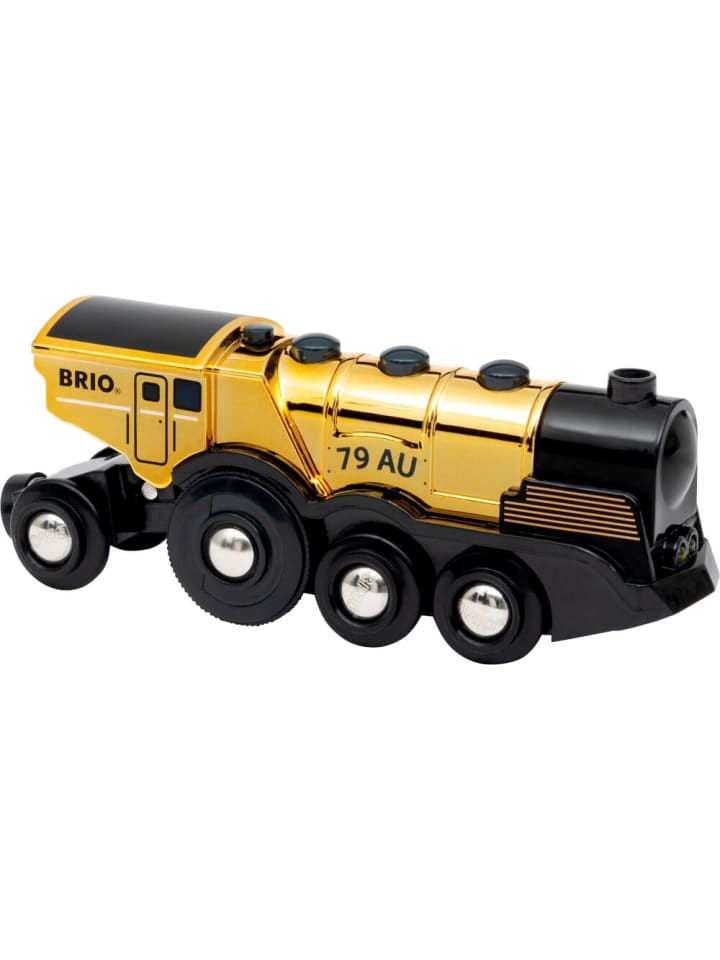 Brio Holzeisenbahn Goldene Batterielok mit Licht und Sound, ab 3 Jahre günstig kaufen onesize