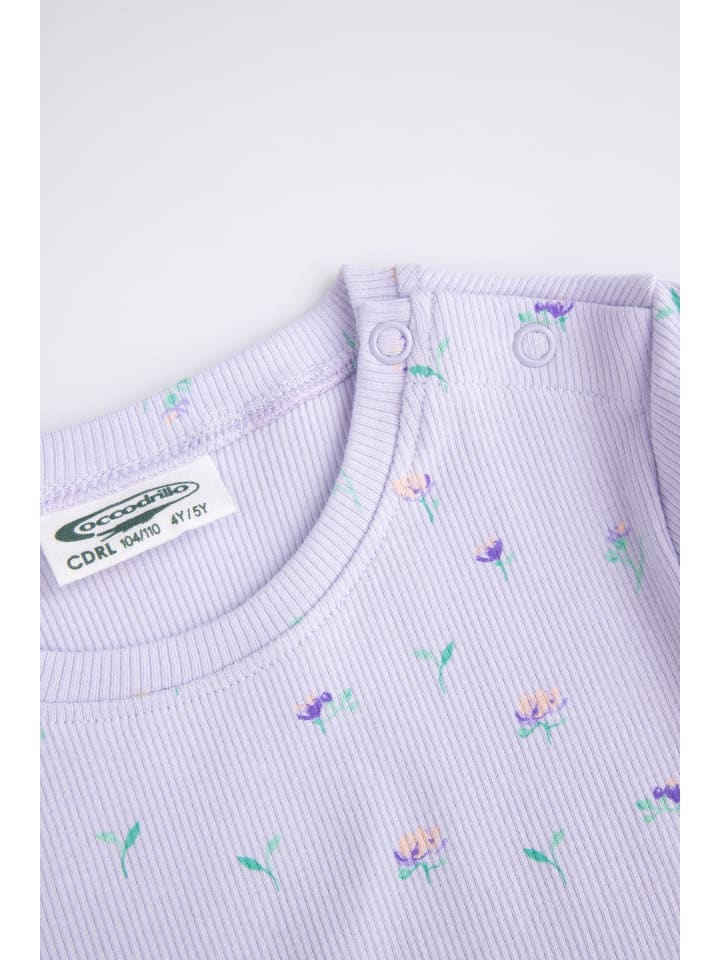 Coccodrillo Mädchenpyjama in violett günstig kaufen