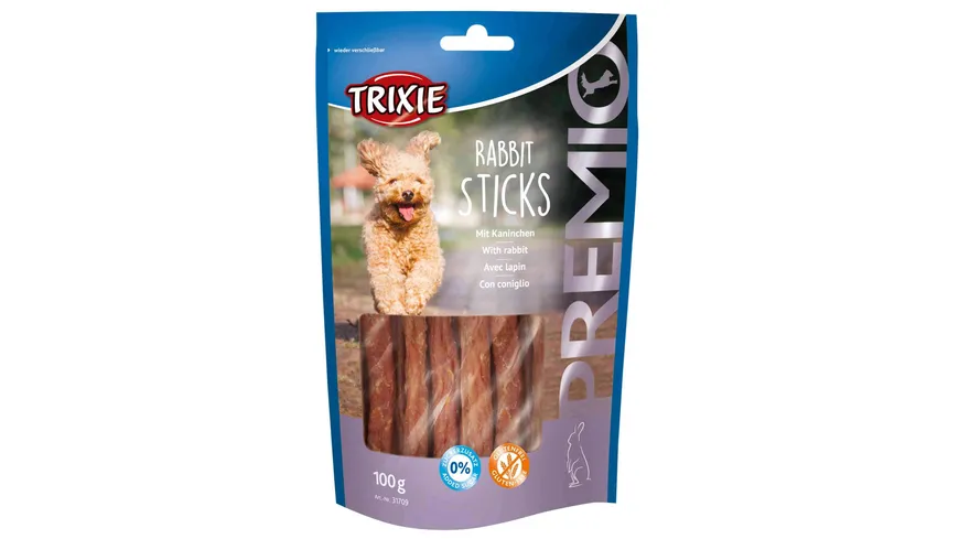 Trixie Premio Rabbit Sticks 100 g Kausnack für Hunde 100 g