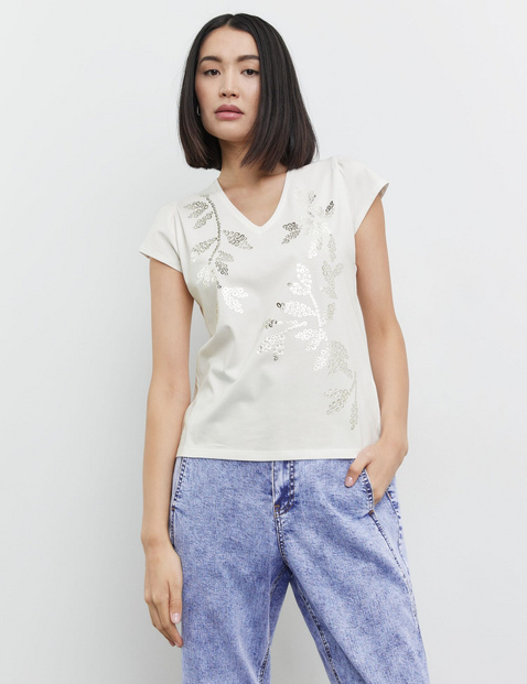 Shirt mit abstraktem Print