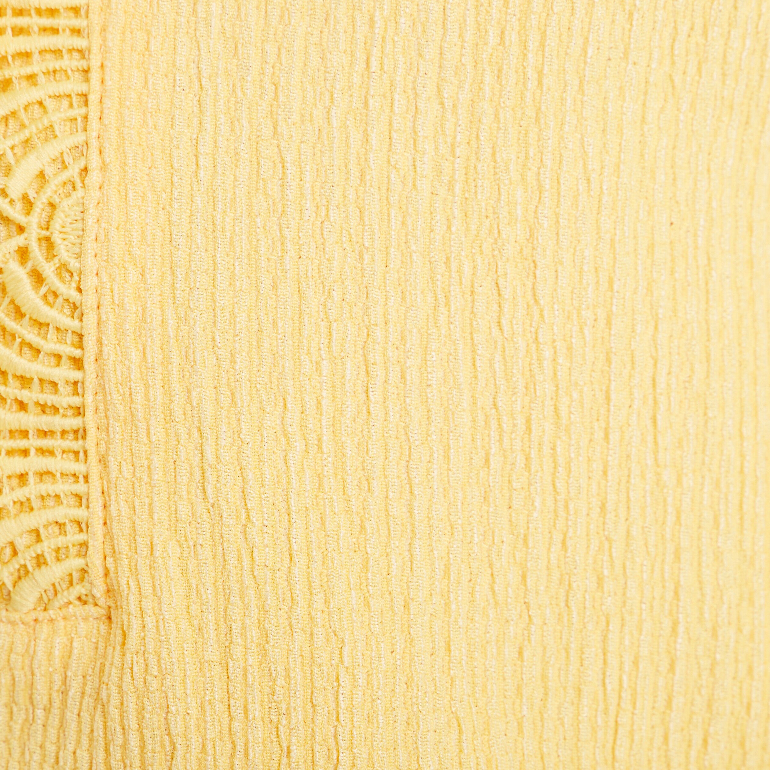 Débardeur détails dentelle jaune pastel femme | Cache Cache