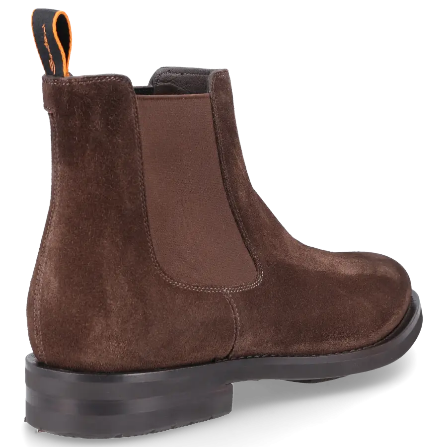 Santoni - Chelsea Boots 17838 Veloursleder - braun