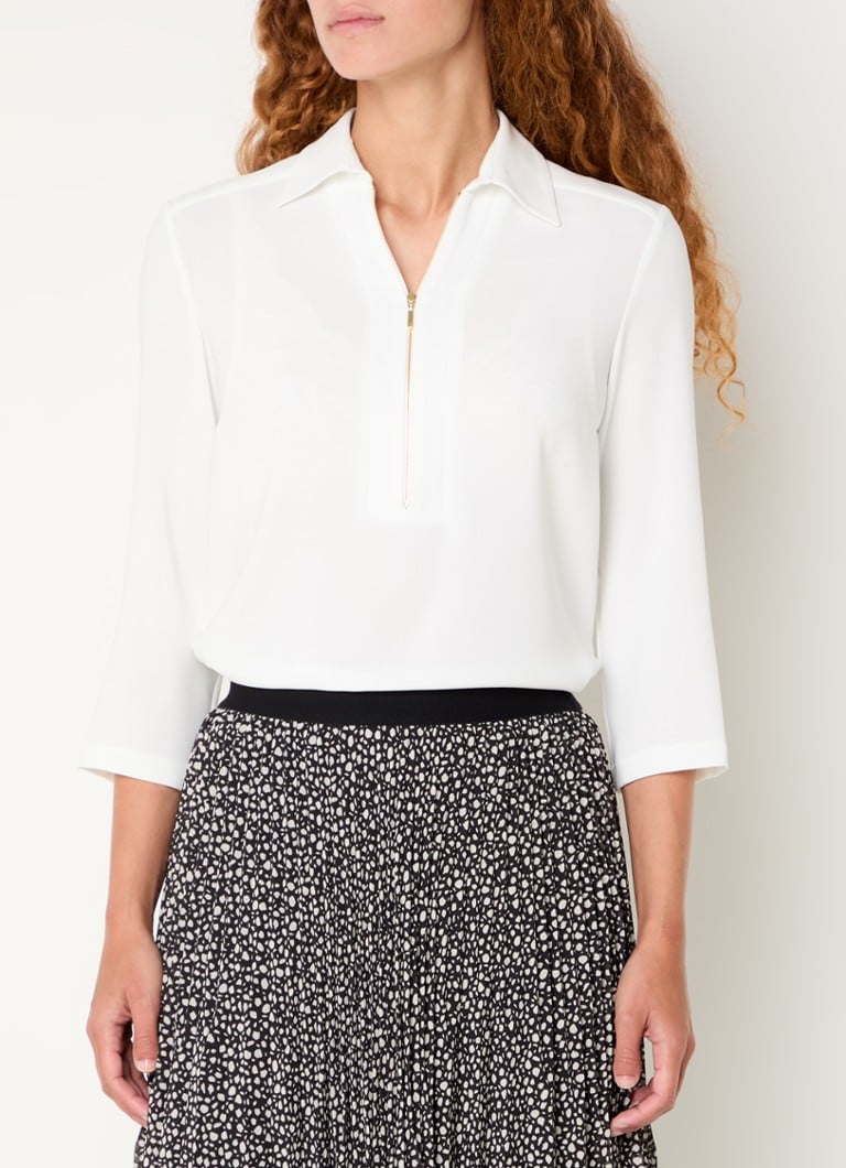 Tunica in crêpe con mezza zip di Gerard Darel Branda