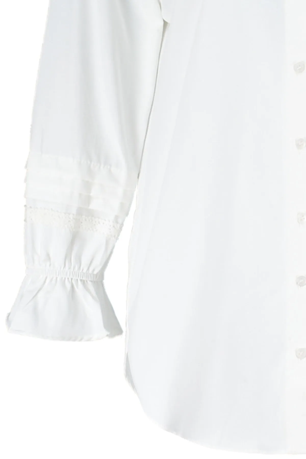 Trendyol Modest  Ecrufarbenes, besticktes Hemd aus gewebter Baumwolle TCTSS23TG00033