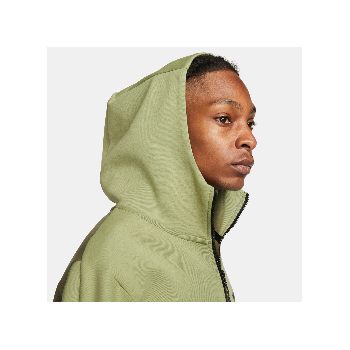 Nike Tech Fleece Windrunner Grün Schwarz F334