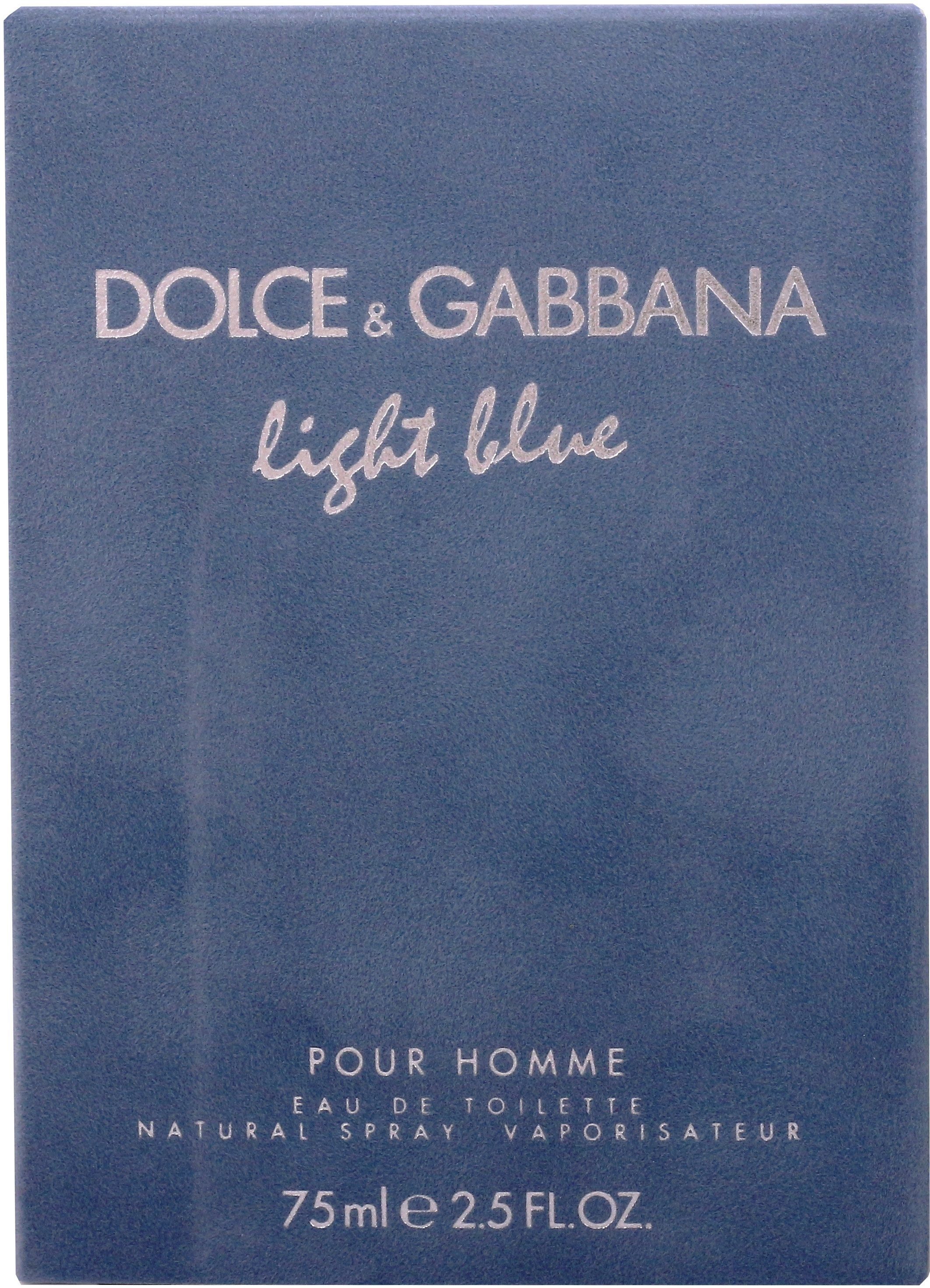 DOLCE & GABBANA Eau de Toilette Light Blue Pour Homme, EdT für Männer, Parfum, for him