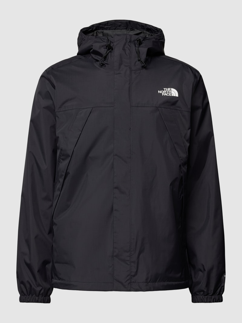 Funktionsjacke mit Logo-Print Modell 'ANTORA' in schwarz
