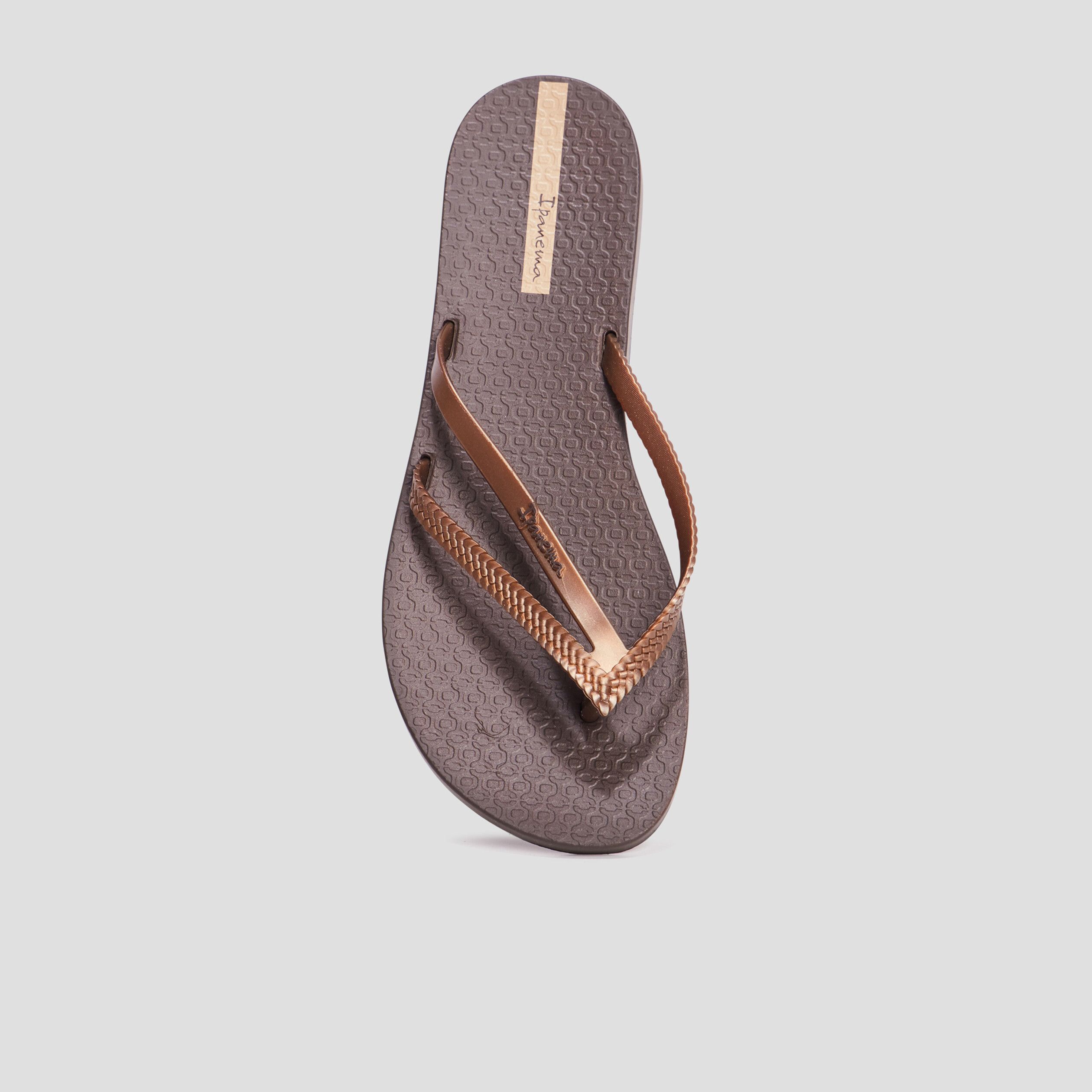 Tongs double bride Ipanema marron femme | La Halle