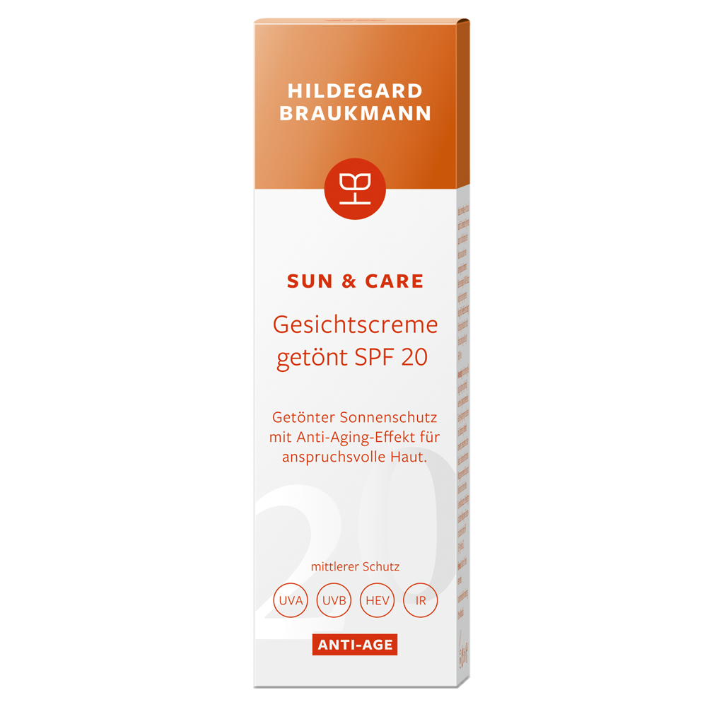 Hildegard Braukmann Sun & Care Anti Age Gesichtscreme getönt SPF 20 50 ml