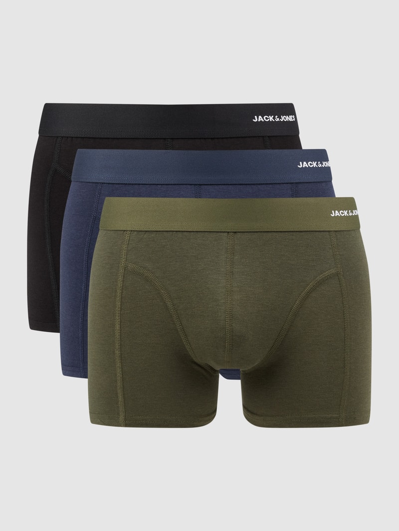 Trunks im 3er-Pack in olivgrün