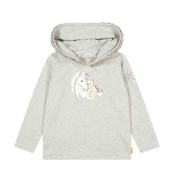 Sweatshirt, hellgrau für Mädchen
