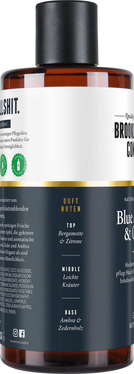 Duschgel Blue Amber & Cedar, 300 ml