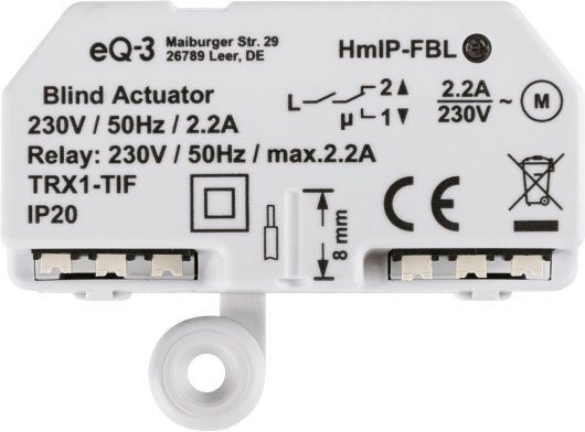 Homematic IP Jalousieaktor - Unterputz 3er Set Smart-Home-Steuerelement
