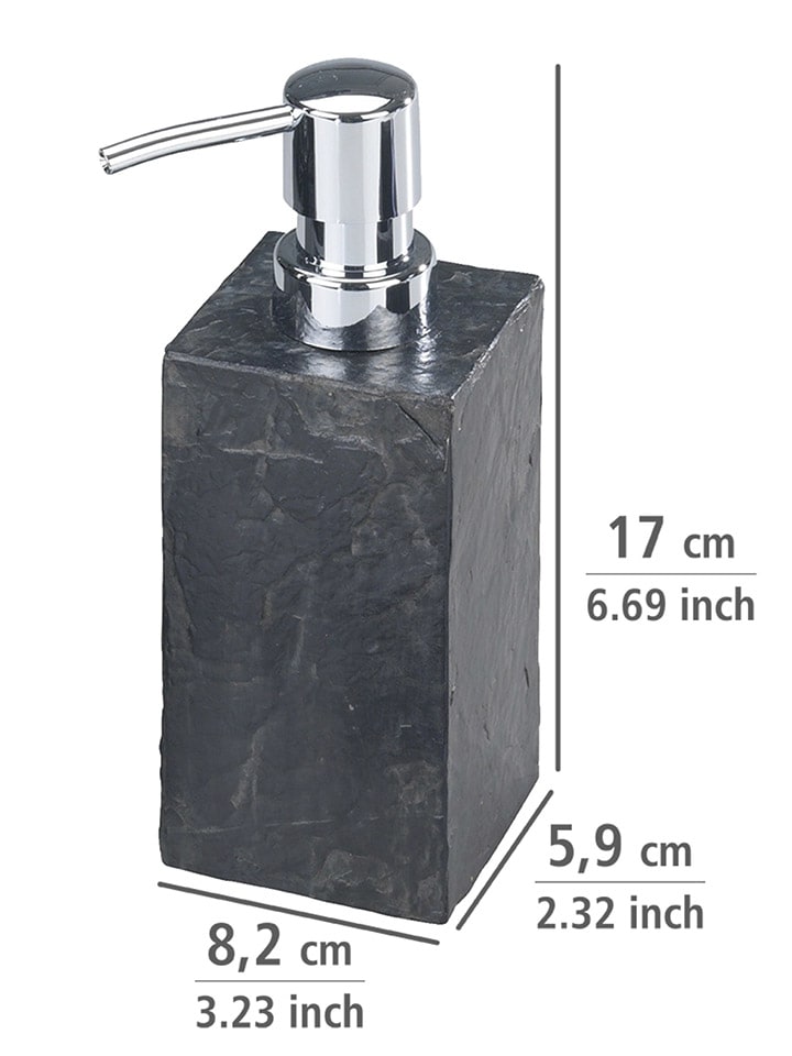 Wenko Seifenspender ''Slate Rock'' in Anthrazit - 250 ml günstig kaufen onesize