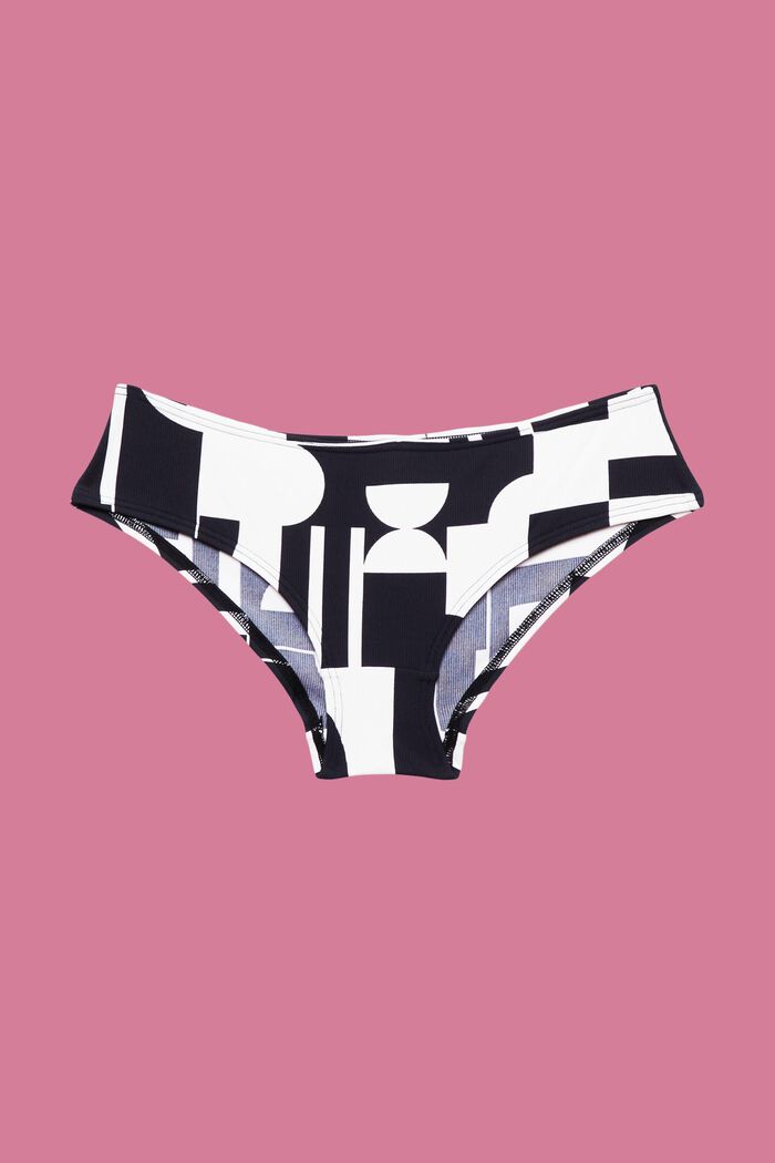 Bikini-Hipster mit Retro-Print