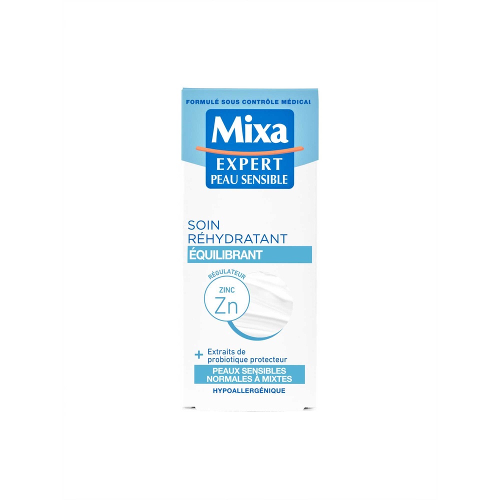 mixa Expert Peau Sensible Soin Visage Réhydratant Equilibrant