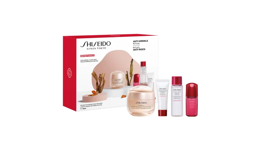 SHISEIDO BENEFIANCE Wrinkle Smoothing Cream Enriched Value Set Geschenkpackung