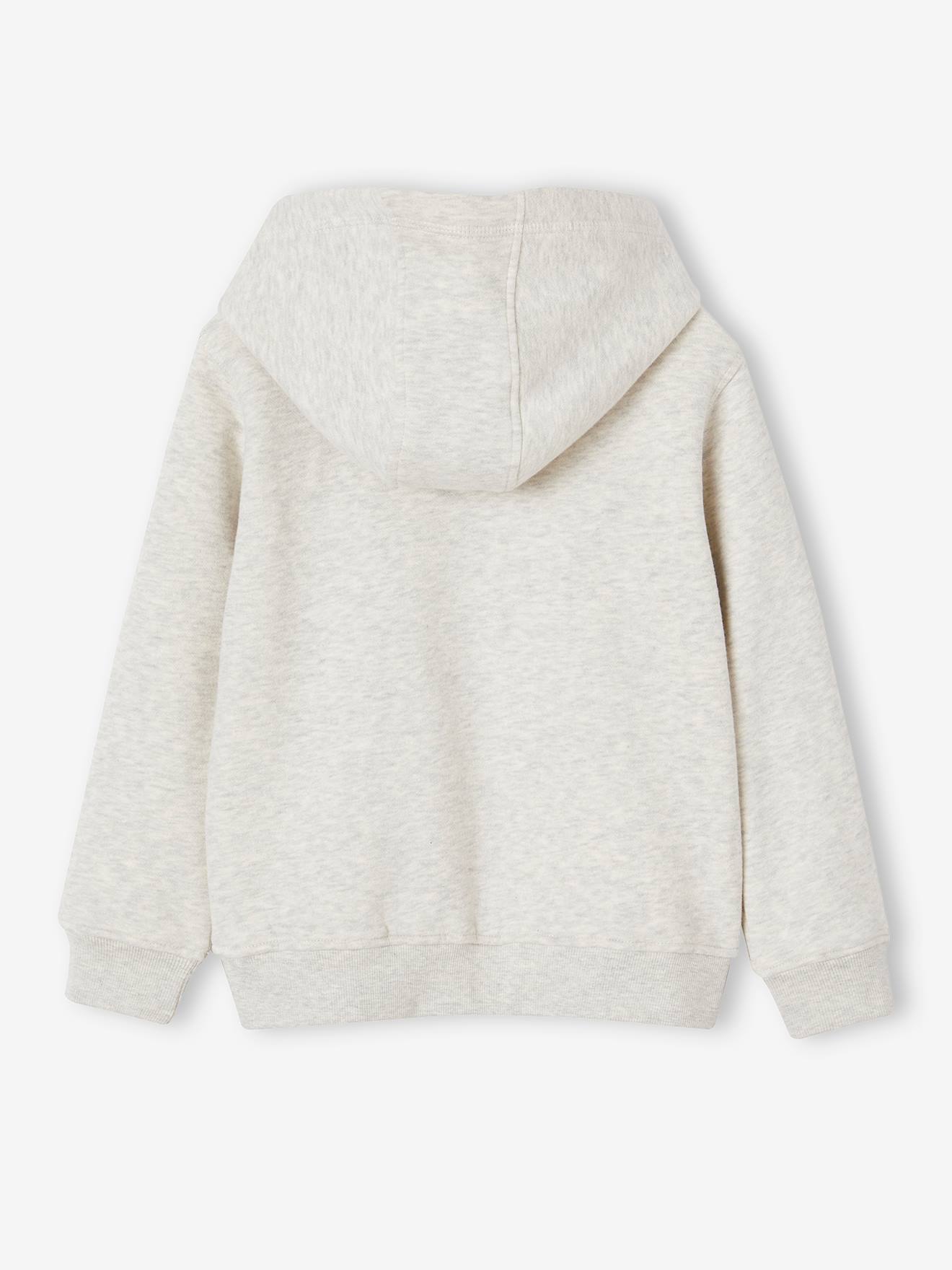 Vertbaudet Jungen Kapuzensweatjacke, Skater BASIC Oeko-Tex - graublau