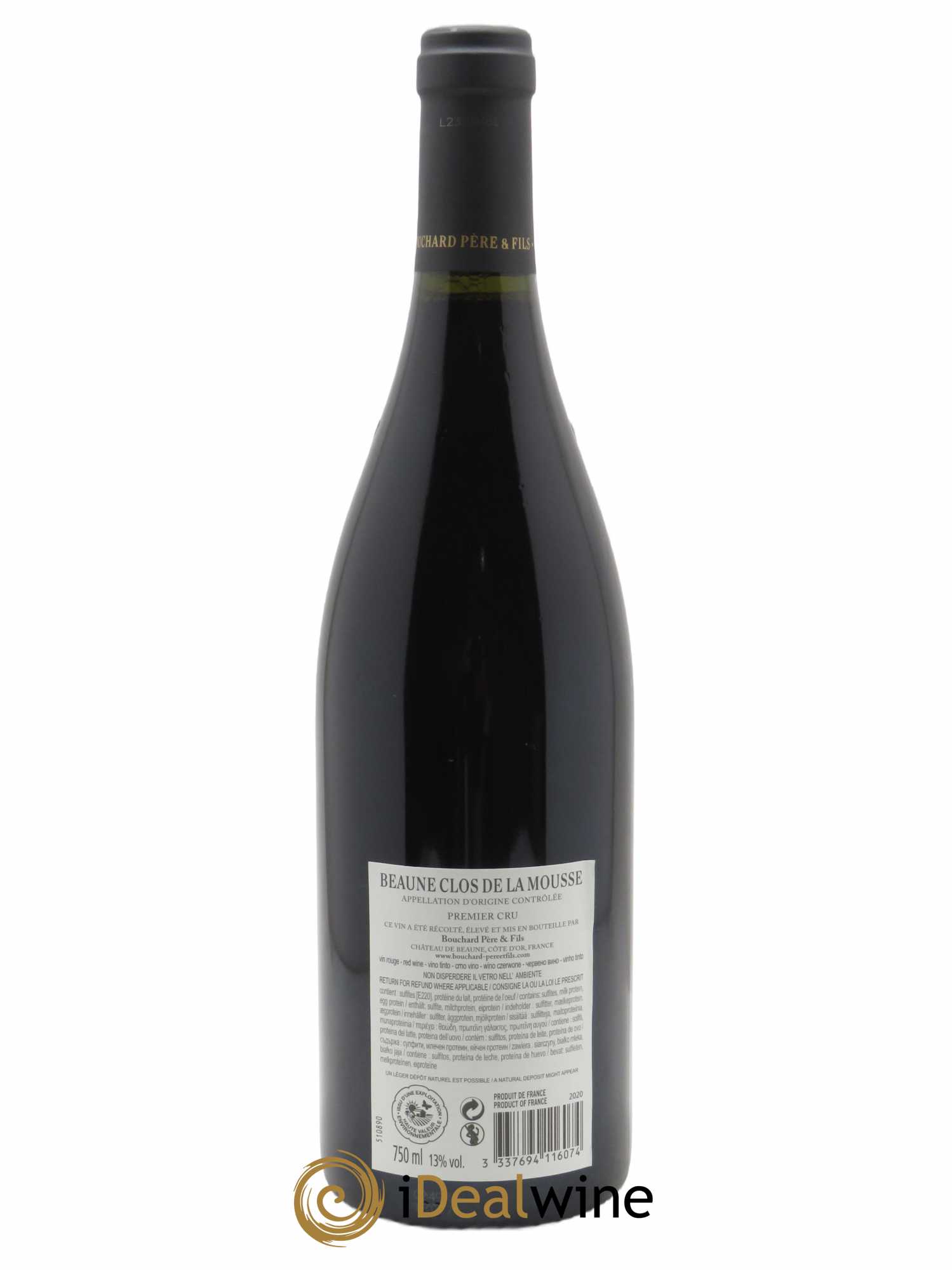 Beaune 1er Cru Clos de la Mousse Bouchard Père & Fils  2020 - Lot de 1 Bouteille