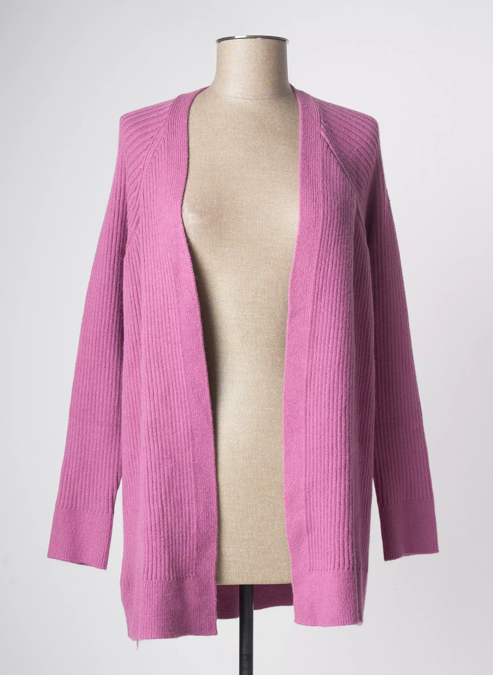 Mango Cardigans Femme couleur rose