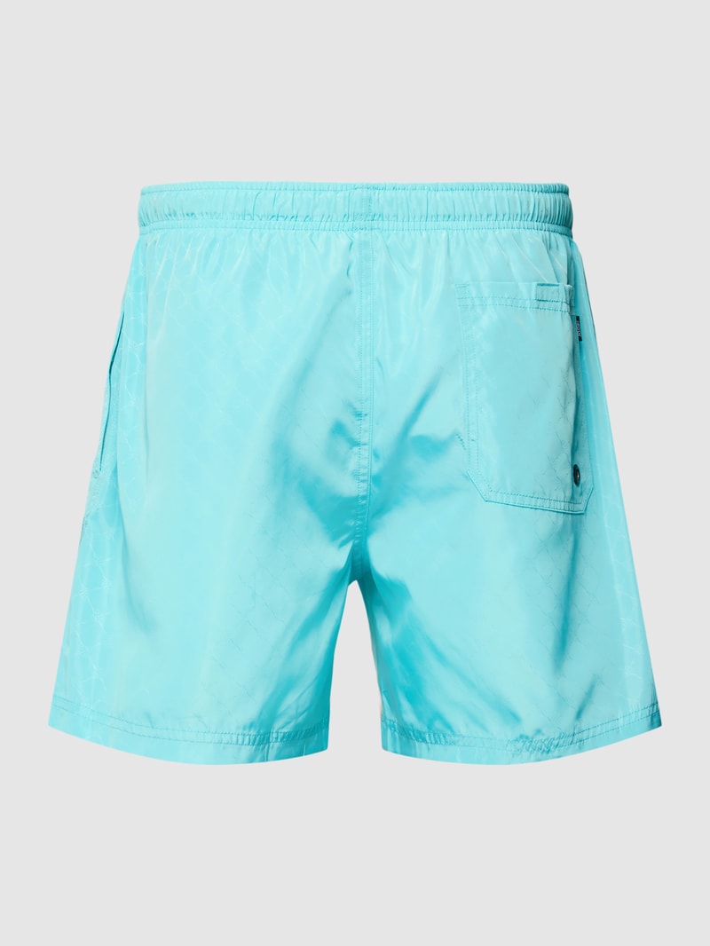 Badehose mit elastischem Bund in türkis