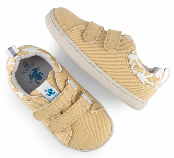 HopFrög ~ Smart Walker Canvas Sneaker ~ Eco Yellow