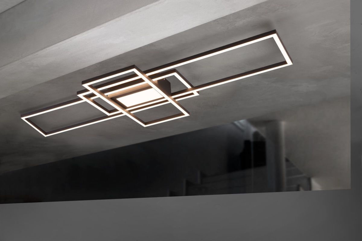 TRIO LED Deckenleuchte Irvine Anthrazit