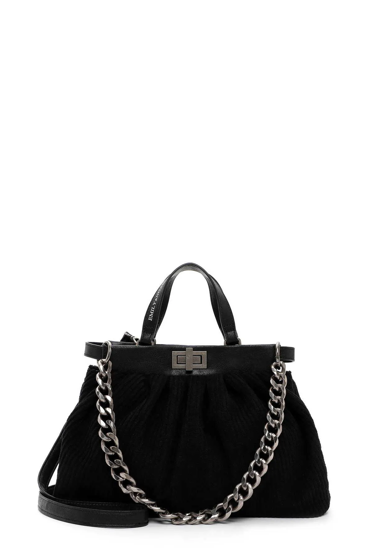 Emily & Noah  Handtasche - Schwarz - Unifarben