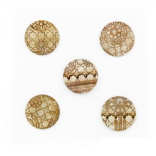 Cathedral 50mm Round - Base Topper (47mm) (5)