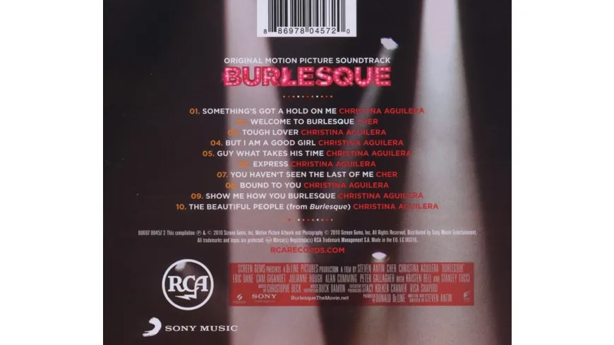 Burlesque Original Motion Picture Soundtrack