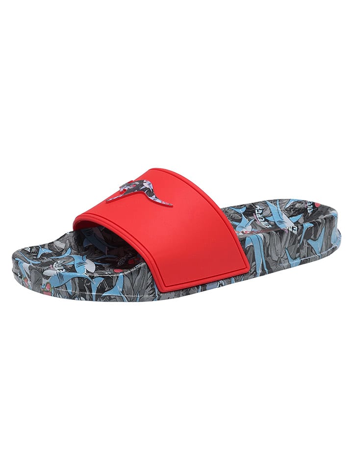 Kangaroos Pantoletten in Rot/Blau günstig kaufen