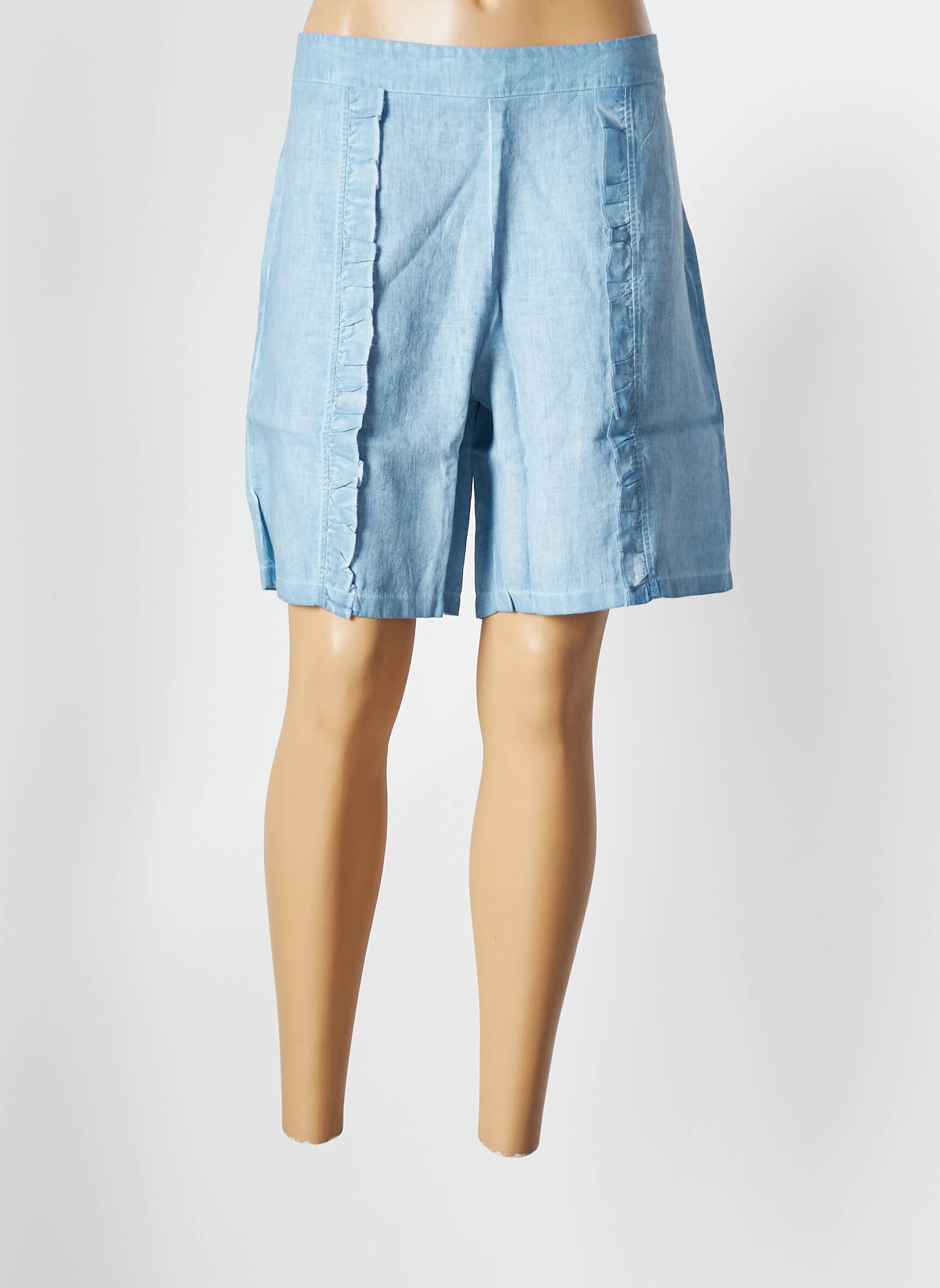 Maloka Bermudas Femme couleur bleu