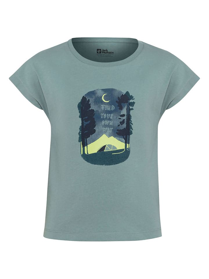 Jack Wolfskin Shirt in Türkis günstig kaufen