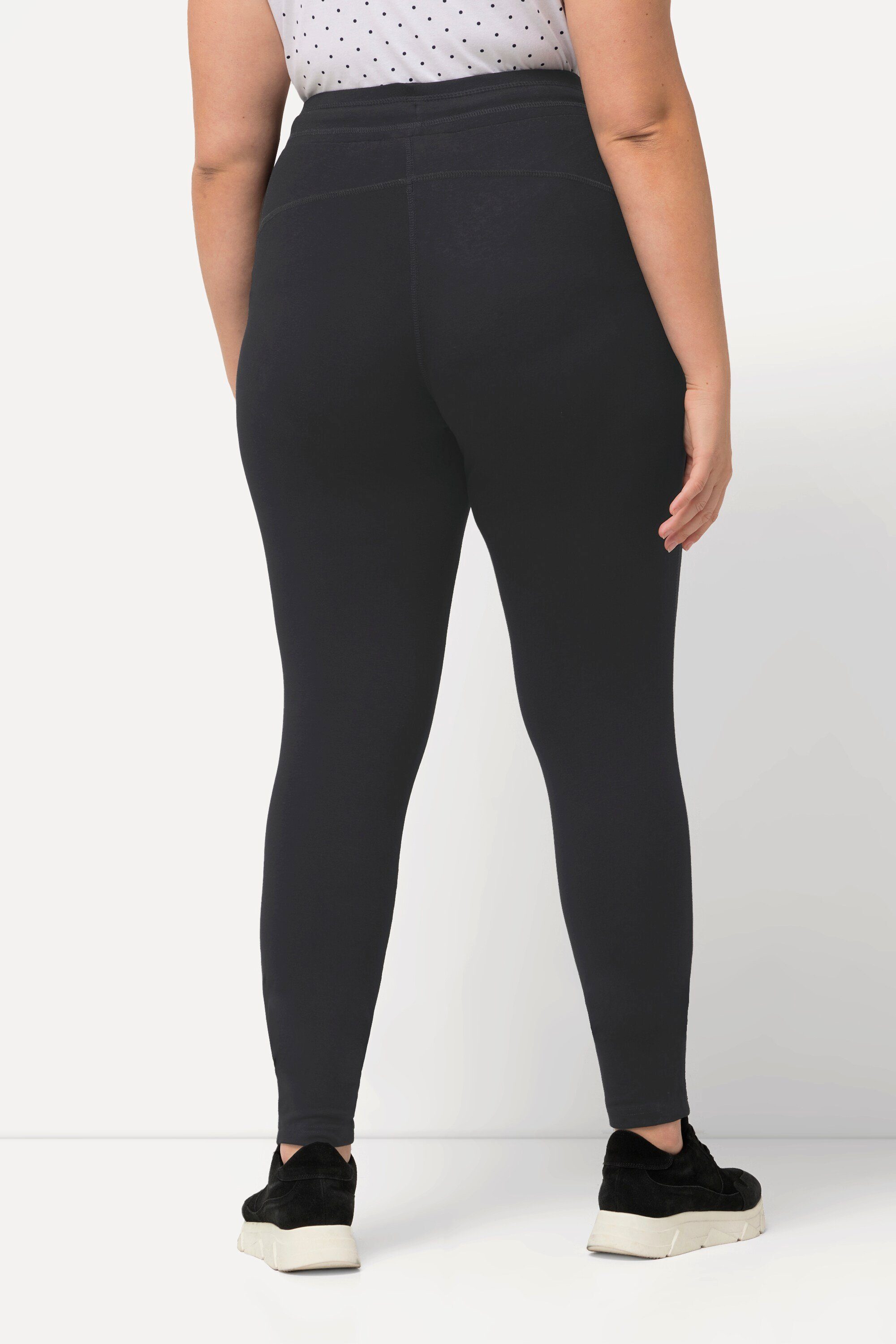 Ulla Popken Stretch-Umstandshose Bellieva-Jersey Leggings Komfortbund Biobaumwolle