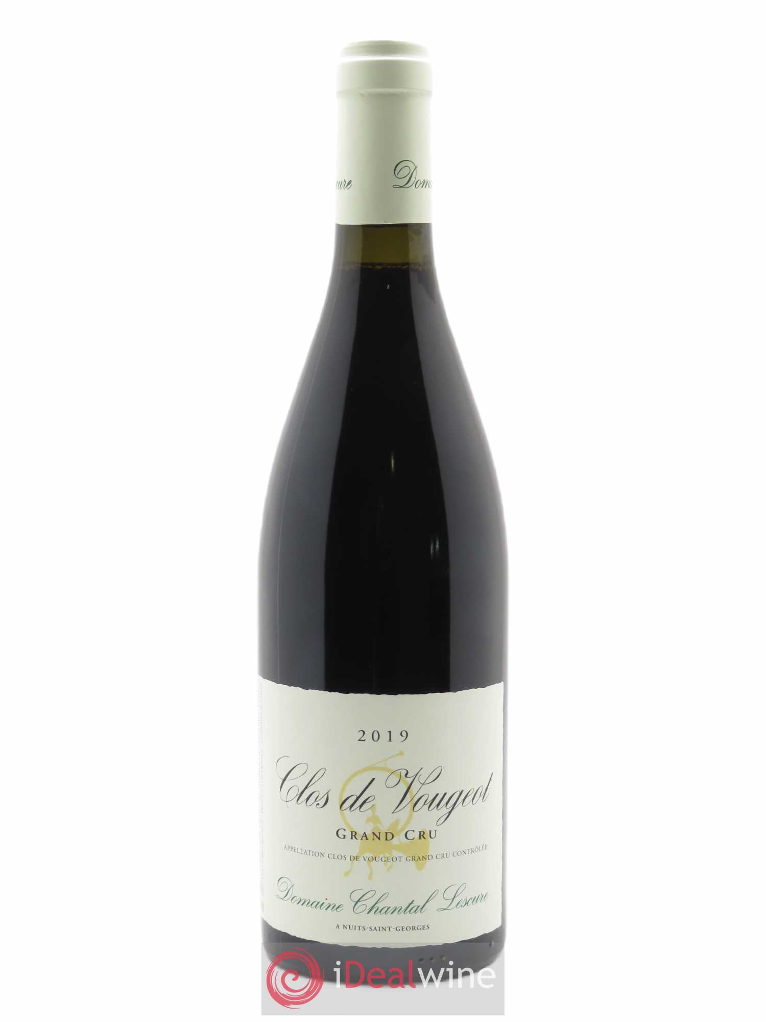 Clos de Vougeot Grand Cru Chantal Lescure  2019 - Lot de 1 Bouteille