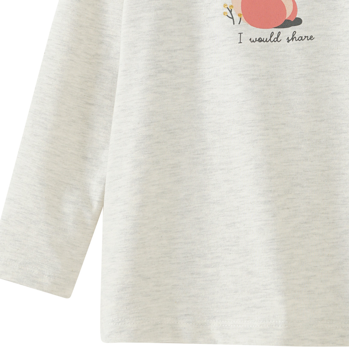 Mädchen Langarmshirt mit Eichhörnchen-Motiv