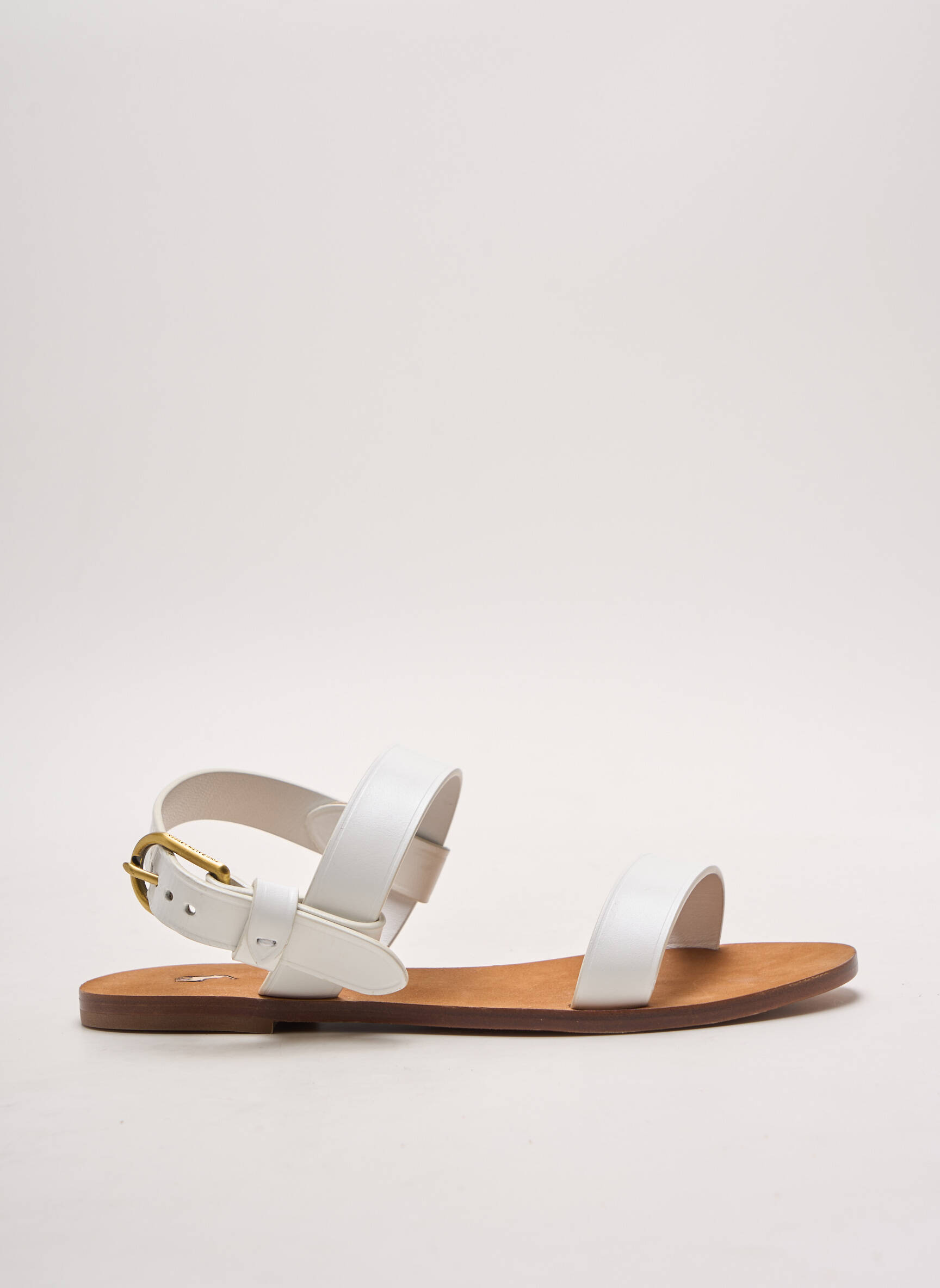 Ralph Lauren Sandales Nu Pieds Femme couleur blanc