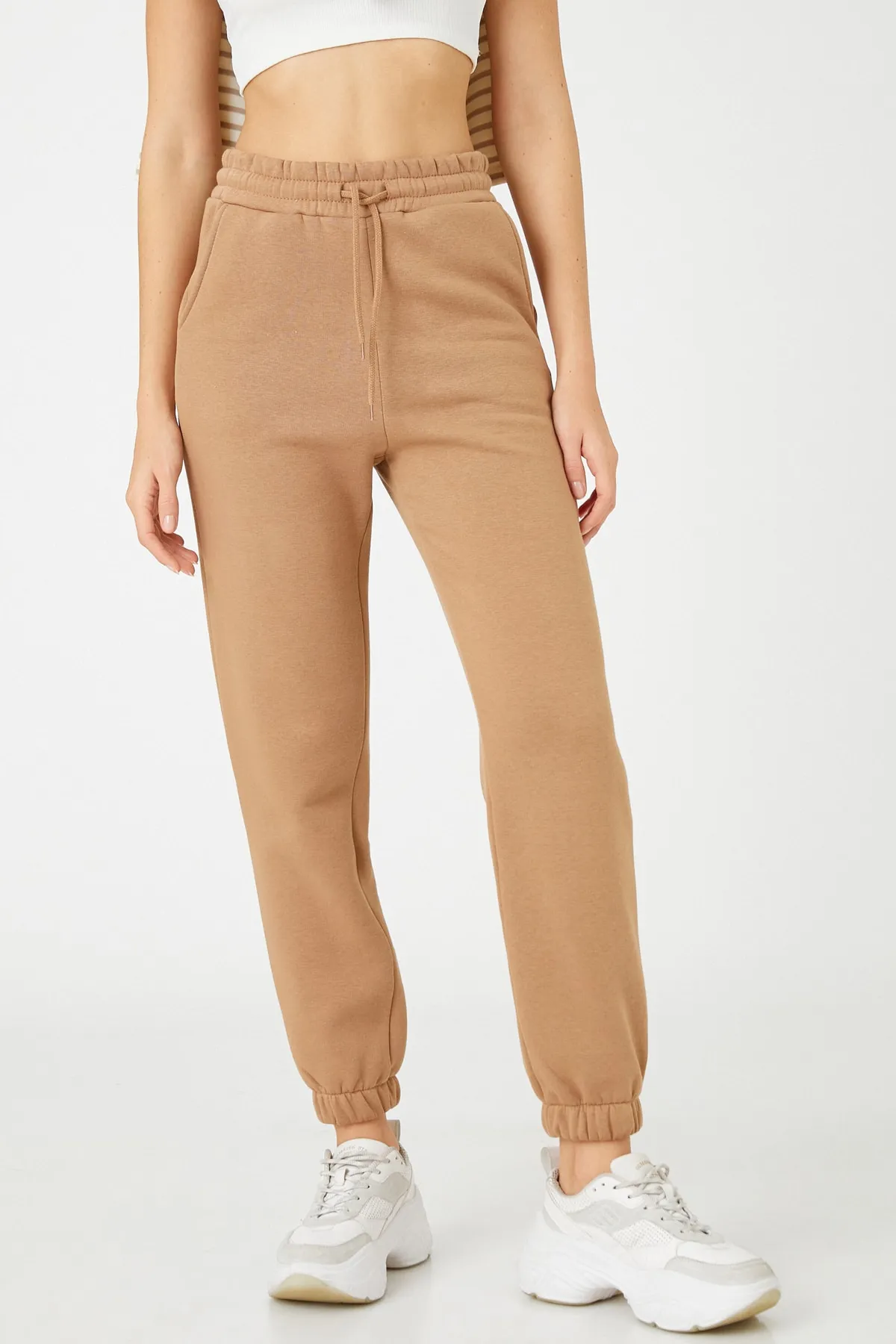 Koton  Beige Jogginghose für Damen 3SAL40004IK