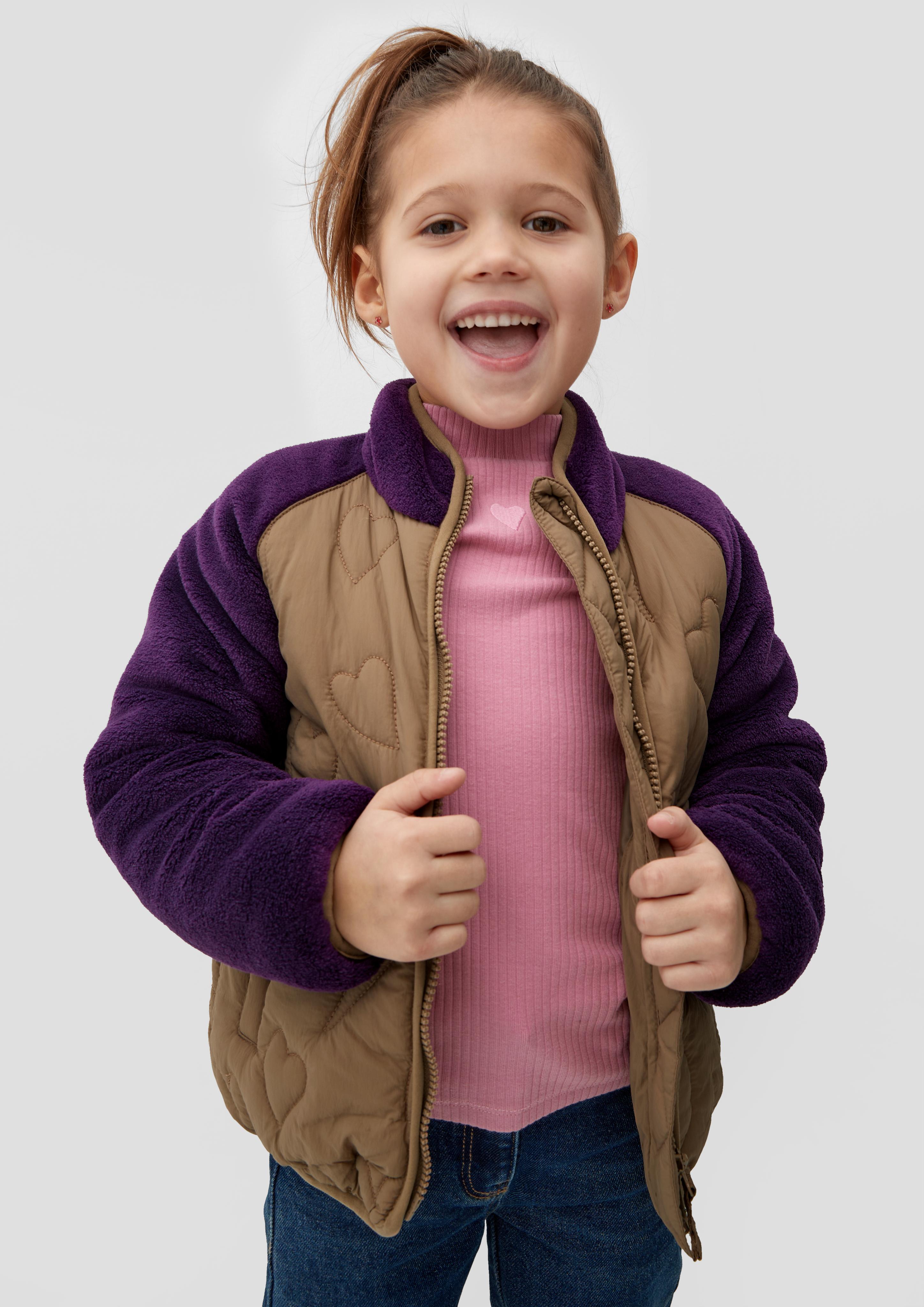 Blousonjacke im Fabricmix  2133851-4836