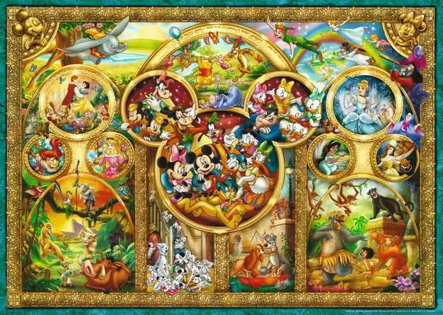 Puzzle 1000 Teile - The Best Disney Themes