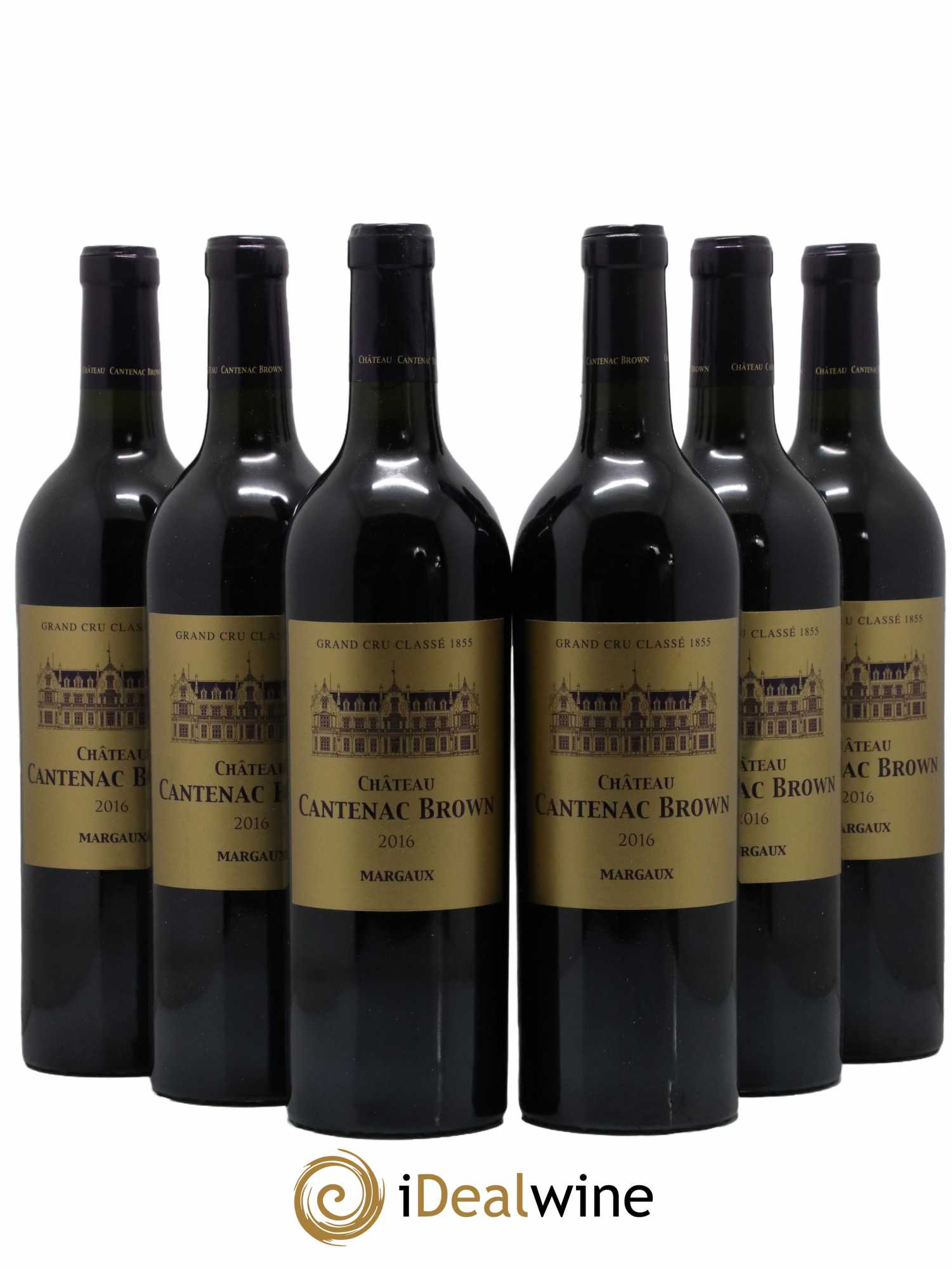 Château Cantenac Brown 3ème Grand Cru Classé  2016 - Lot de 6 Bouteilles