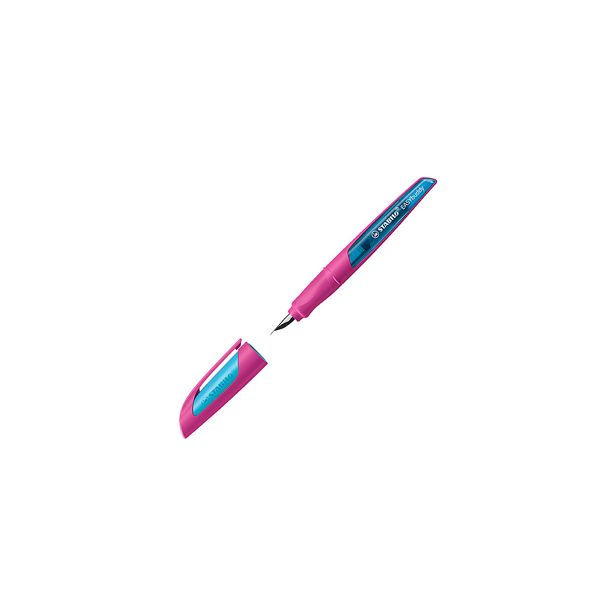 Schulfüller EASYbuddy A-Feder FRESH EDITION pink/hellblau, inkl. Patrone