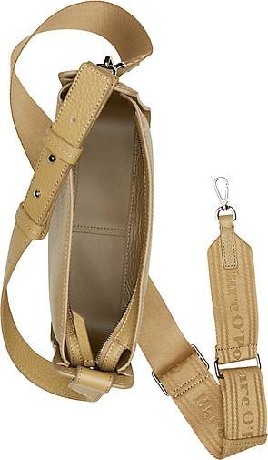 Marc O'Polo Hobo-Bag small aus genarbtem Rindsleder