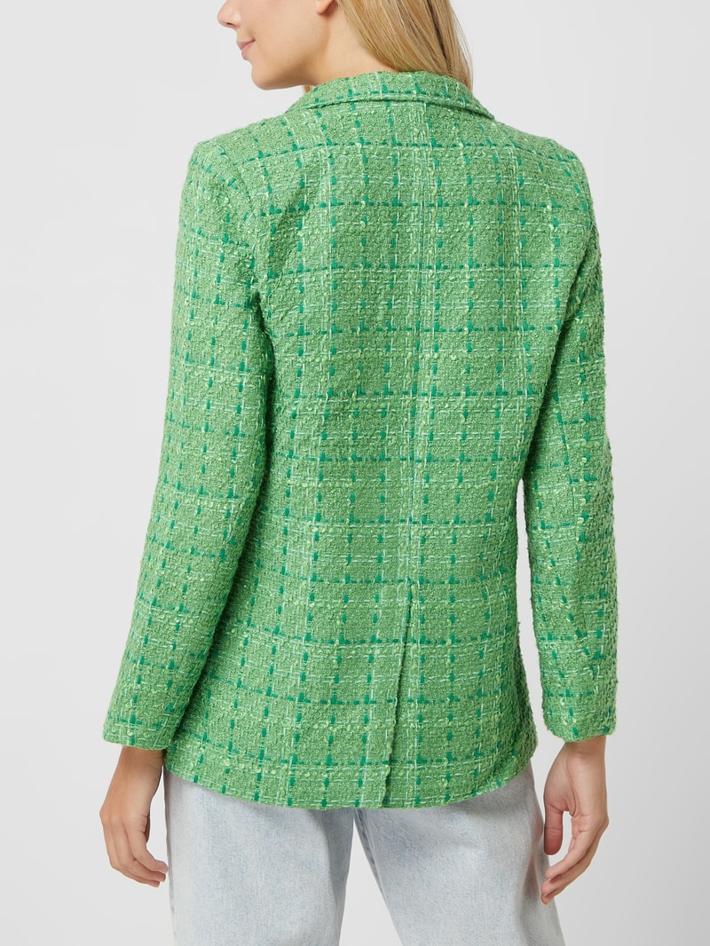 Blazer aus Bouclé in grün